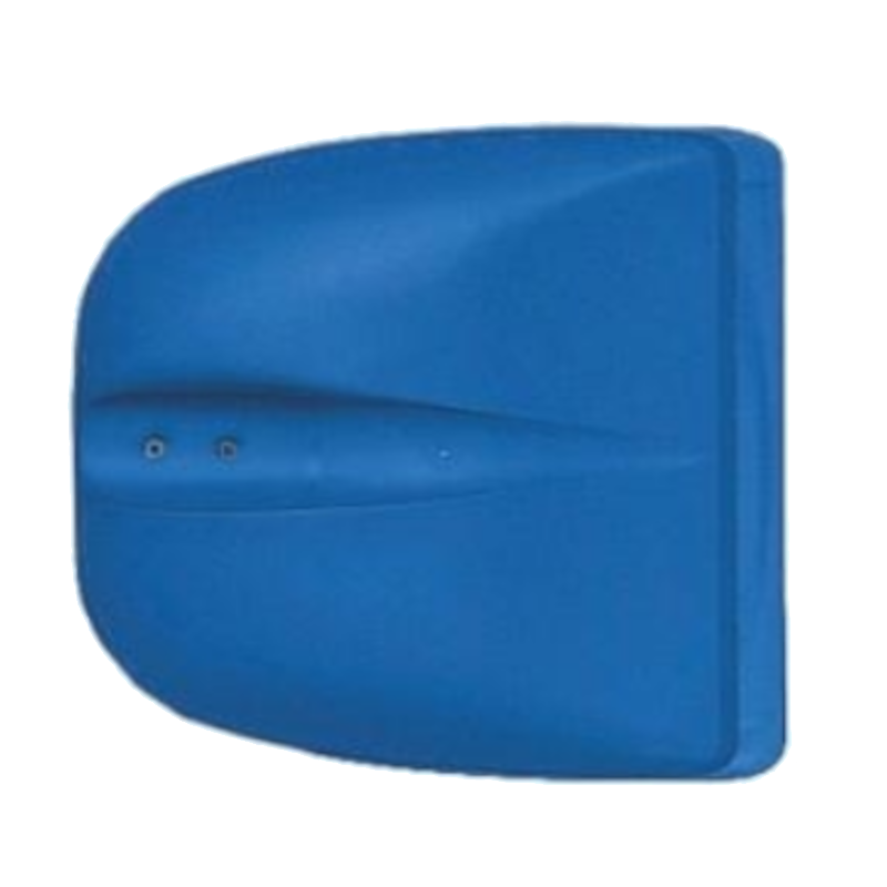 Pala 5400-B 30 x 34 cm in moplen blu senza manico
