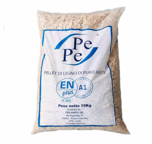 Perlarredi pellet in sacco 15 kg - ENplusA1 - abete bianco