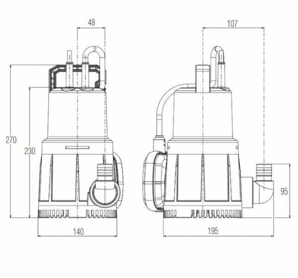 Dab NOVA SALT W M-A pompa sommergibile drenaggio acque salate 0.2 kW
