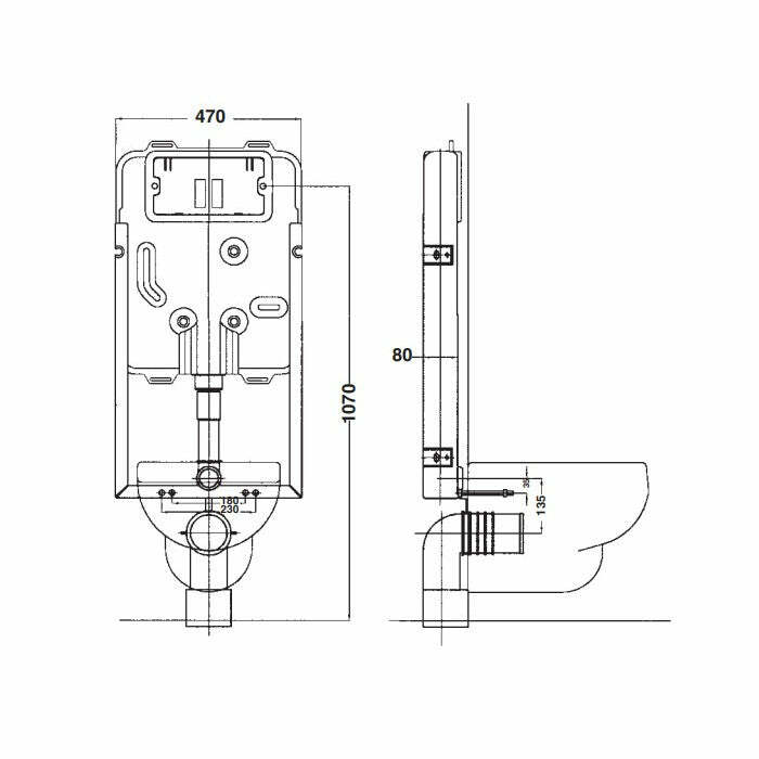 Modulo wc Hidrofix Dual Evolution ITS Todini coibentata 14.18E/0C