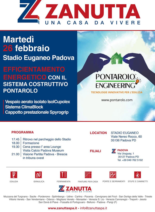 ZANUTTA - EFFICIENTAMENTO ENERGETICO - locandina programma