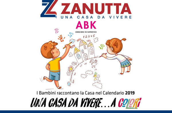 ZANUTTA, UNA CASA DA VIVERE … A COLORI! I BAMBINI RACCONTANO LA CASA NEL CALENDARIO 2019