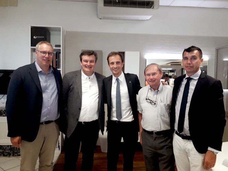 Massimiliano Fedriga in visita alla Zanutta spa