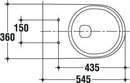 Ideal Standard TONIC Vaso a terra filo parete con sedile