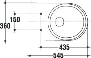 Ideal Standard TONIC Vaso a terra filo parete con sedile