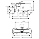 Hansgrohe Rebris S 72440000 Miscelatore vasca esterno
