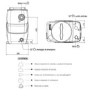 Dab Fekabox 110 litri stazione automatica raccolta e sollevamento acque reflue