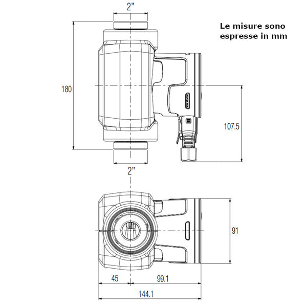 Dab Evosta 3 60/180X 1" 1/4 circolatore elettrico 2" 35 W 60231860