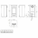 Piazzetta G958 M GPL stufa a gas propano/butano canalizzabile