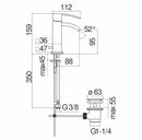 Nobili Ray miscelatore bidet cromo