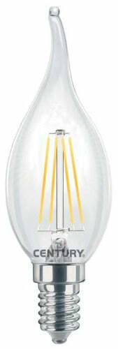 Century Incanto lampada a led tipo fiamma E14 4W 2700K