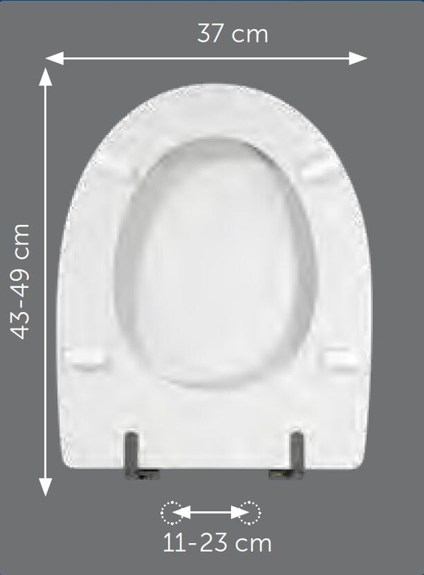 Sedile compatibile Ideal Standard Ala bianco europeo