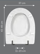 Sedile compatibile Ideal Standard Ala bianco europeo