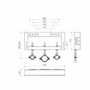 Pucci telaio universale per bidet/lavabo sospesi