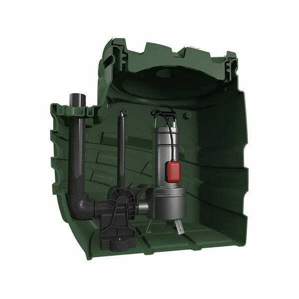 Dab Fekabox 200 stazione di sollevamento acque reflue 200 litri pompa non inclusa 60162080