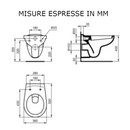 Vaso sospeso Eurovit V390601 Ideal Standard