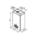 Caldaia istantanea a condensazione Combi-Tech R2K 28 BOX Radiant senza box da 28 kW