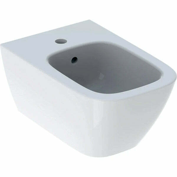 Geberit Smyle Square bidet sospeso vetrochina bianco