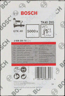 Bosch graffe TK40 20G 5,8 x 1,2 x 20 mm, zincata, 5000 pezzi