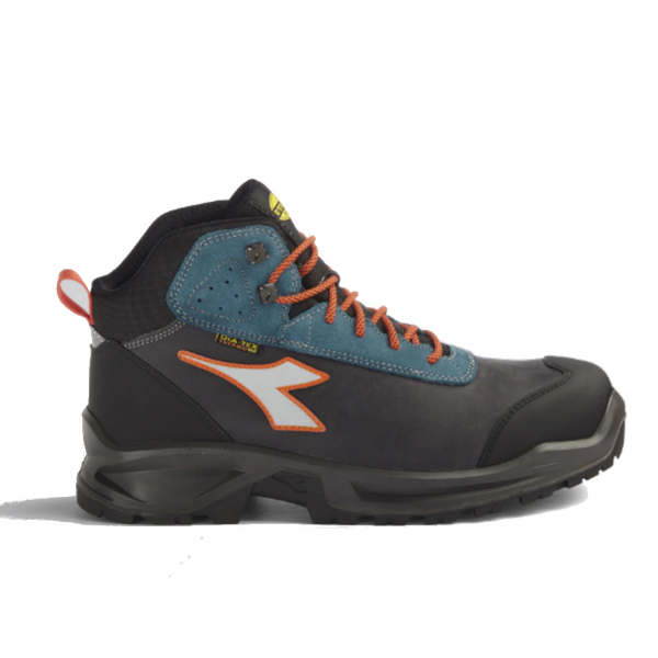 DIADORA scarpa Sport Diatex Mid S3 grigio castello/blu lunare