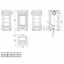 Piazzetta G958 C stufa a gas metano 4,8 kW
