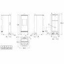 Piazzetta P930 T TOP stufa a pellet 11 kW scarico superiore