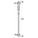 Bosch punta per casseforme e installazioni 10 x 600 mm, diametro 8 mm
