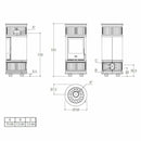Piazzetta E929 C BCS stufa a legna 7,8 kW