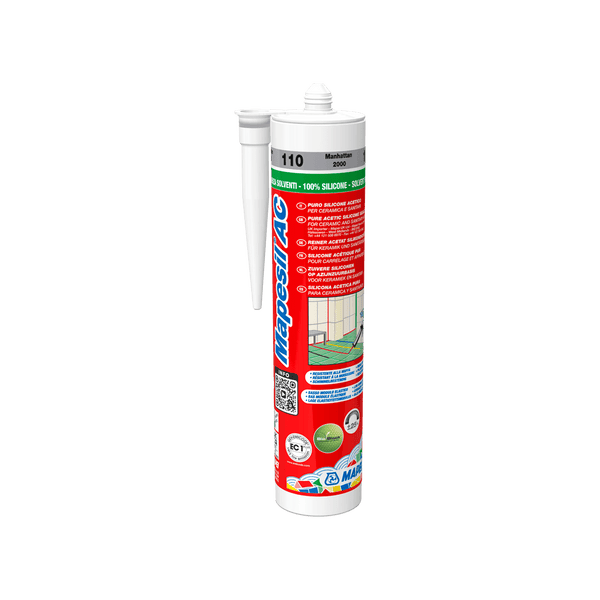 Mapei Mapesil AC113 grigio cemento antimuffa