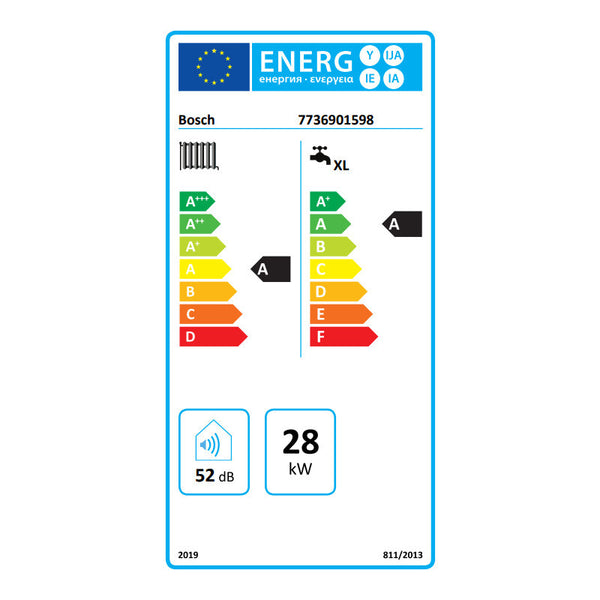 Bosch Junkers Condens GC 7000iW 35 C caldaia a condensazione combinata da 35 kW