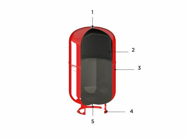 Cimm vaso espansione membrana fissa ERE da 12 Litri