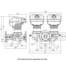 Circolatore elettronico gemellare Dab Evoplus D 60/360.80 M 535 W