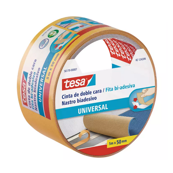 Nastro BIADESIVO UNIVERSALE permanente 56170 Tesa 50 mm x 5 m