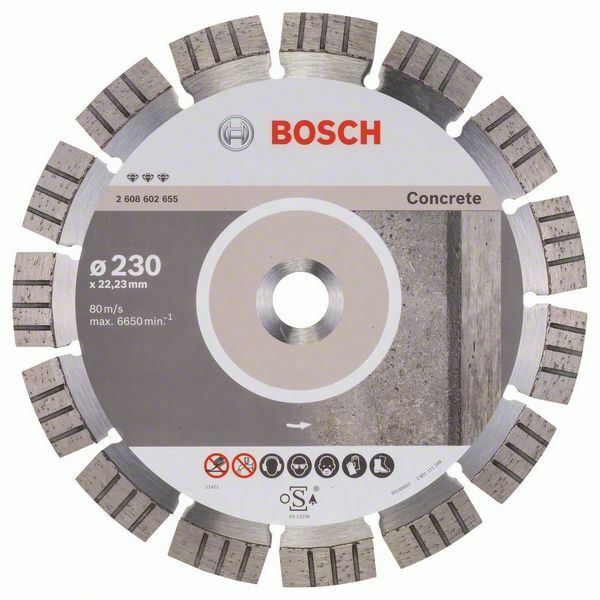 Bosch Best for Concrete disco diamantato 230 x 22,23 x 2,4 x 15 mm
