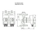 Wilo Yonos MAXO 65/0,5-12 pompa di circolazione elettronica 340 mm 0,67 kW 2120670