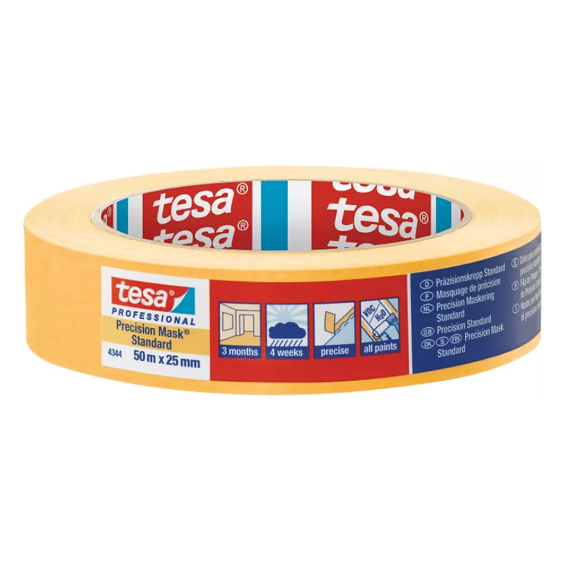 Nastro PRECISION MASK STANDARD 04344 Tesa arancione 25 mm x 50 m