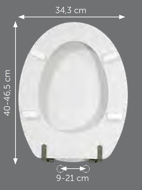 Sedile compatibile Ideal Standard Ellisse bianco europeo