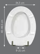Sedile compatibile Ideal Standard Ellisse bianco europeo