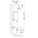 Paffoni Mini Birillo ZCOL638LIQCR colonna doccia con miscelatore termostatico