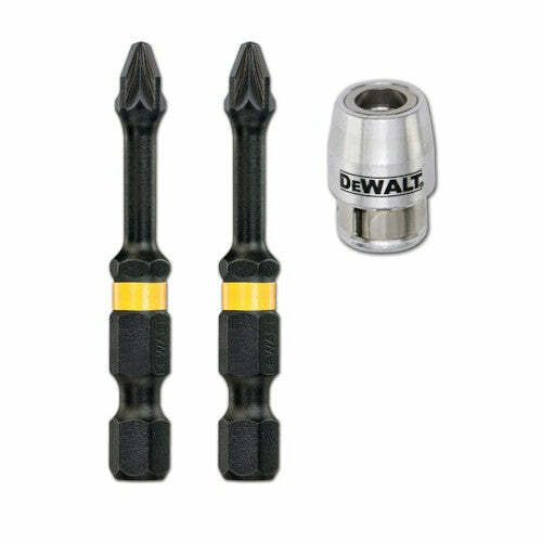 DeWalt Set 2 punte PZ2 Impact Torsion + bussola magnetica