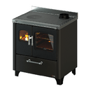Cadel Smart 80 cucina a legna ventilata, metallo, Conto Termico