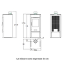 Stufa a legna Samuela Superior 8 KW