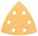 Bosch foglio abrasivo, 93 mm, grana 40, set 5 pezzi