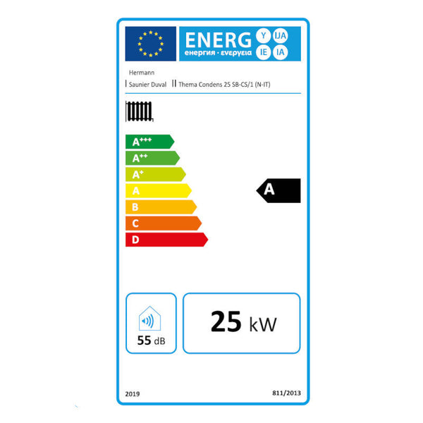 Caldaia a condensazione Thema Condens 25 SB-CS/1 Hermann solo riscaldamento