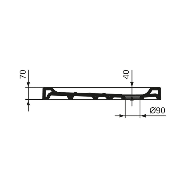 Piatto doccia 70x70 LBST J025101 Ideal Standard