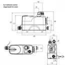 Dab Genix WL 130 stazione di sollevamento con trituratore per WC 60185581