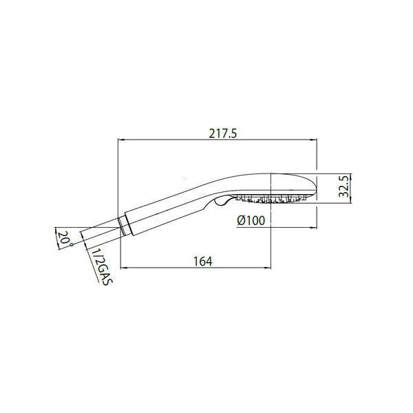 Doccetta Syncronia/3 B00805 Bossini a 3 getti
