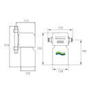 Pompa dosatrice Precisa Drop DR-C003R Metalife da 3/4"