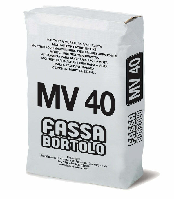 Fassa MV40 malta per muratura faccia a vista in sacco da KG.25