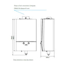 Caldaia a condensazione D2C Daikin D2CND035A1A ultracompatta da 35 kW